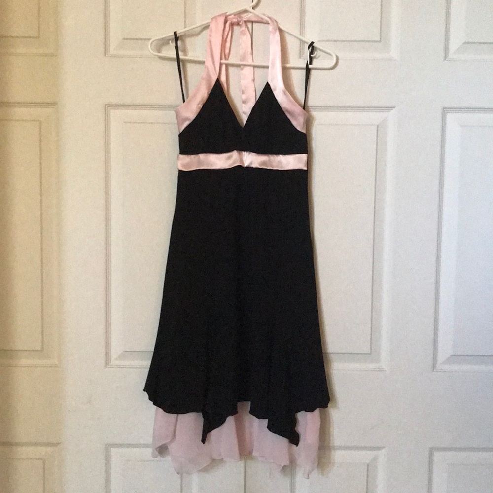 Little Black Halter Dress.